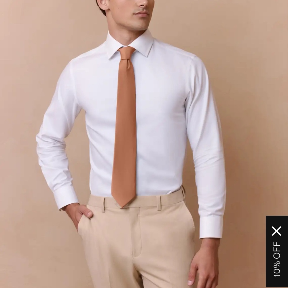 Azazie Bronzer Stretch Satin Wide Ties - Bundle of 4